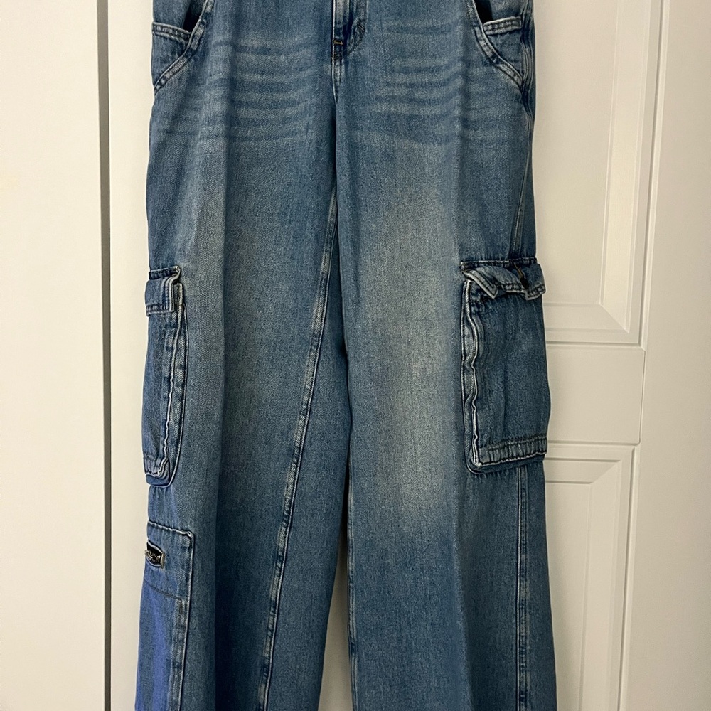 BDG URBAN OUTFITTERS Puddle Cargo Jeans 30 x 32 - Picture 5 of 16
